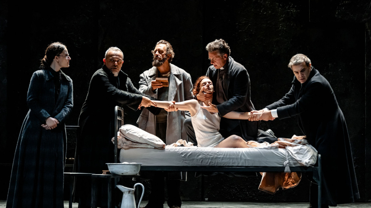 da sinistra Gloria Carovana, Andrea Di Casa, Gennaro Di Biase, Fulvio Pepe, Valentina Spaletta Tavella, Pierluigi Corallo