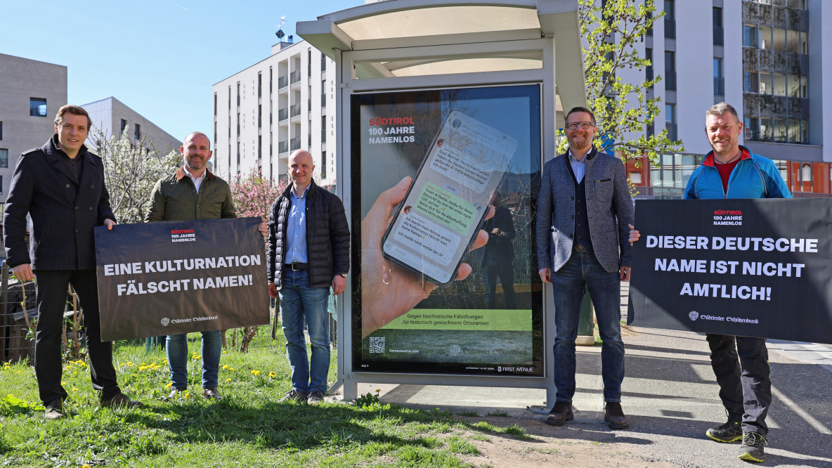 Im Bild (von links) Egon Zemmer, Christoph Schmid, Martin Robatscher, Roland Seppi und Peter Frank.