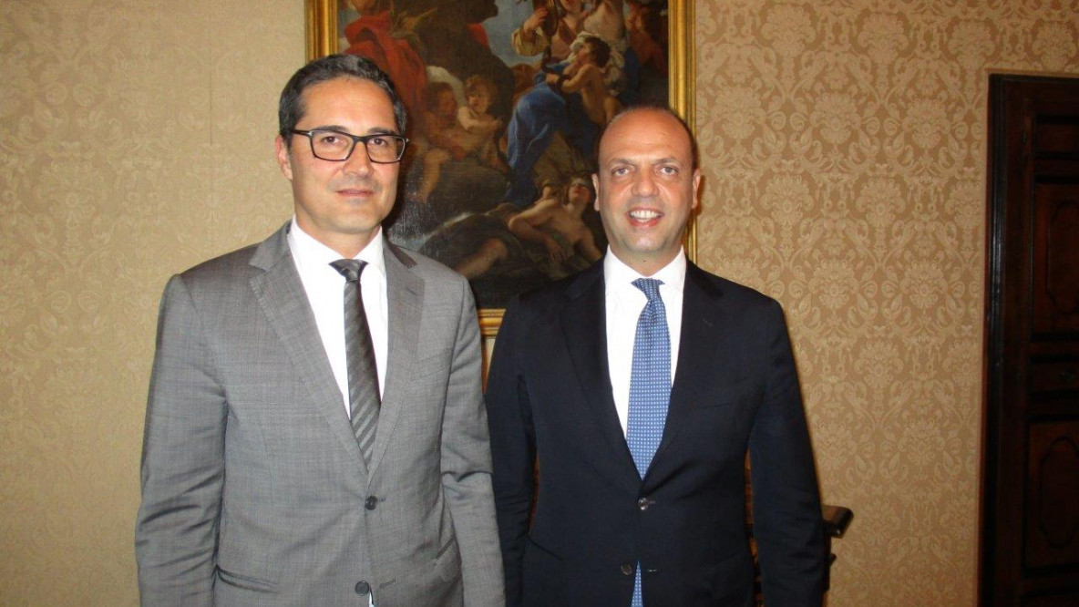 Arno Kompatscher und Angelino Alfano