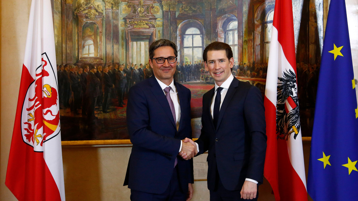 Arno Kompatscher und Sebastian Kurz