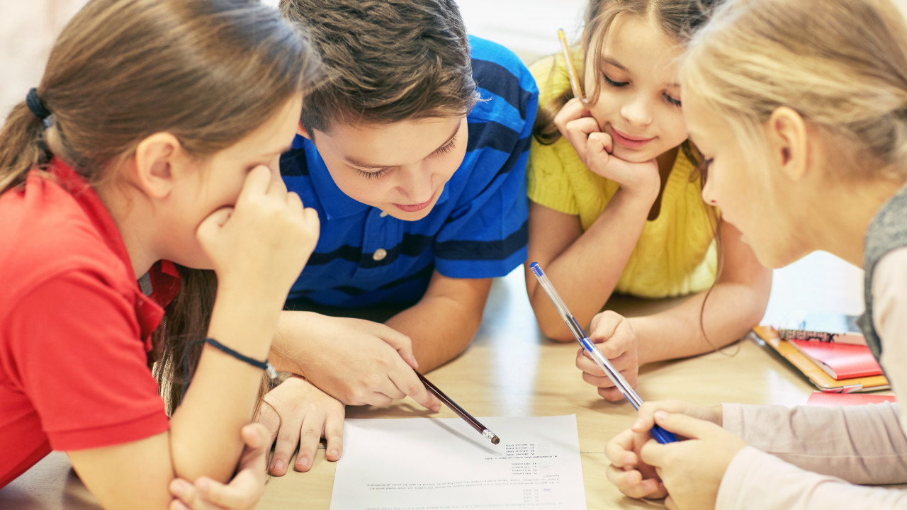 scuola, bambini