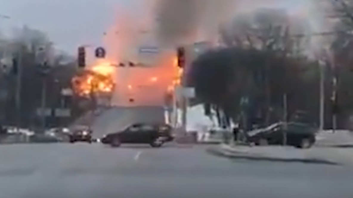 Bombardamento a Kharkiv