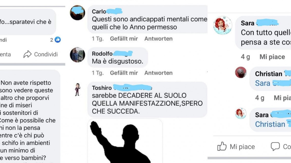 commenti Facebook contro centaurus arcigay