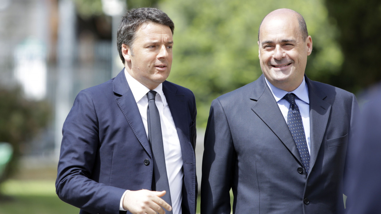 Renzi, Zingaretti, Pd