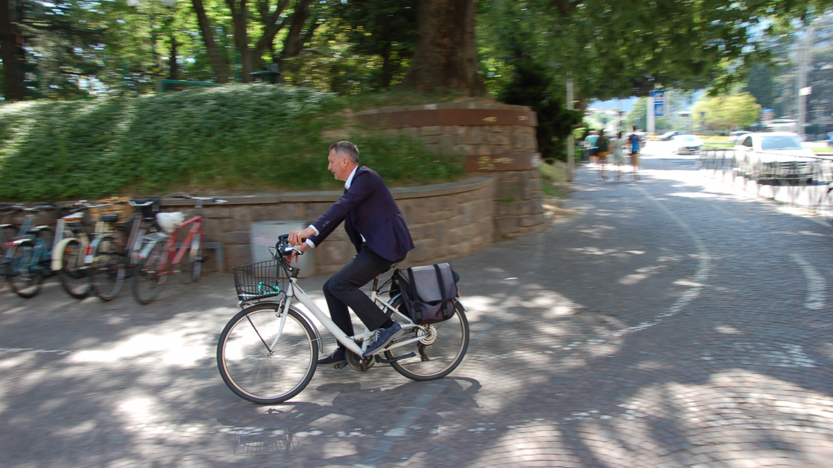 Walcher in bici