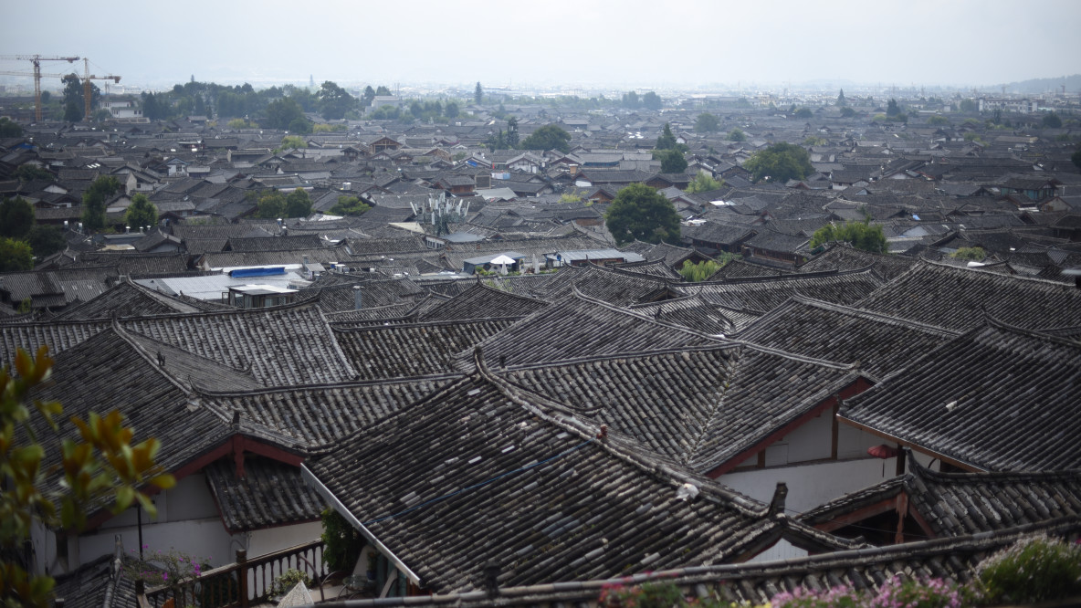 Lijiang vista dall'alto