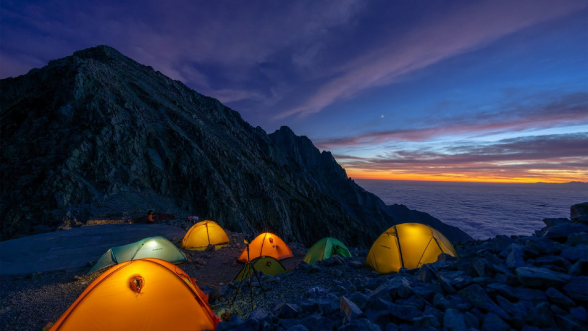 wild camping selvaggio tenda