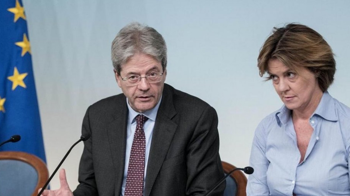 Paolo Gentiloni und Beatrice Lorenzin