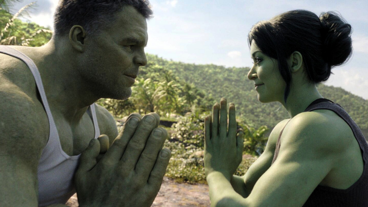 Cousins und gleichzeitig gut miteinander befreundet: Hulk und She-Hulk teilen sich das Schicksal der „Verwandlung" wenn sie etwa wütend werden.