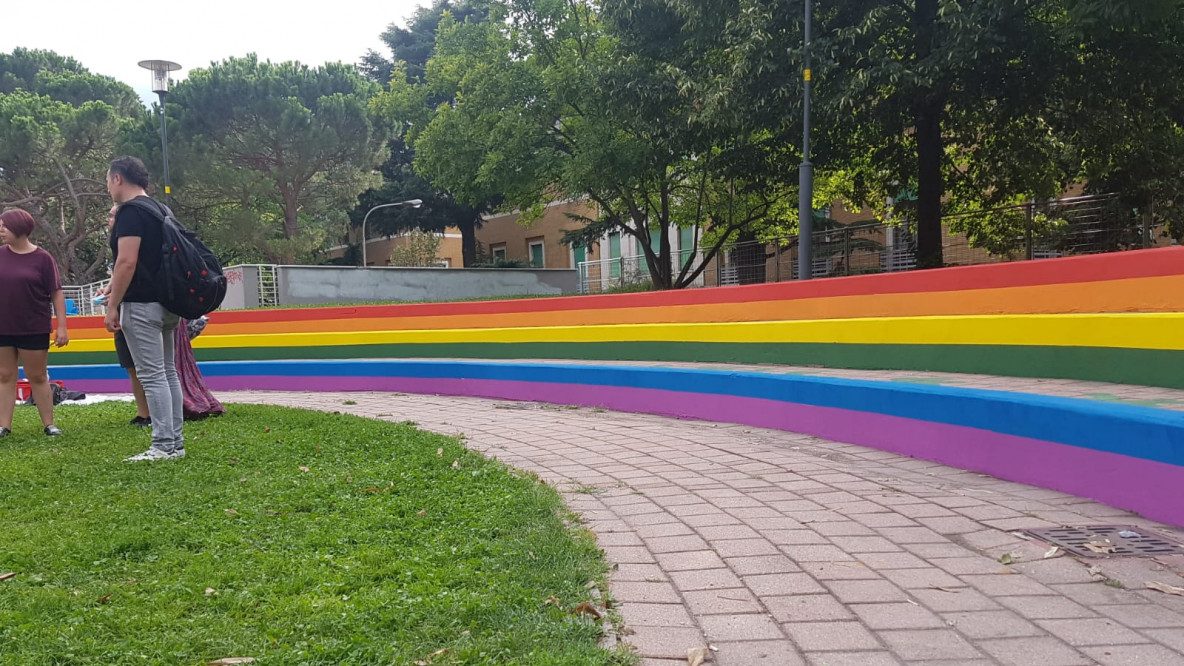 scalinata arcobaleno Pippo, Bolzano, Centaurus