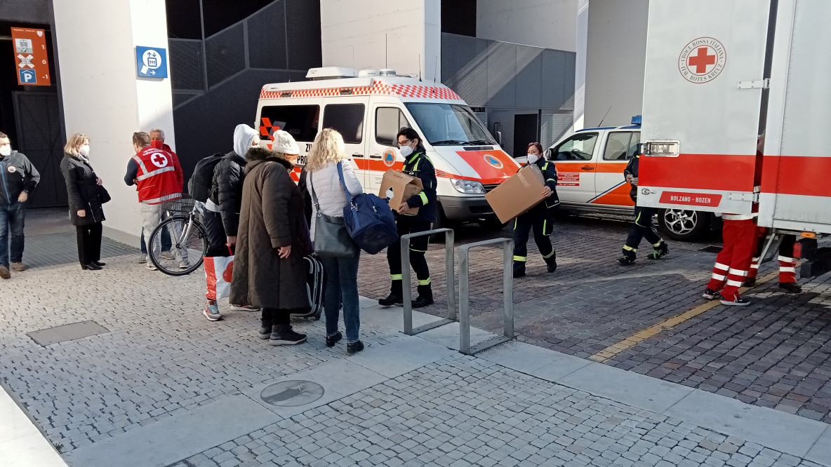 Centro Assistenza Fiera Bolzano, profughi Ucraina