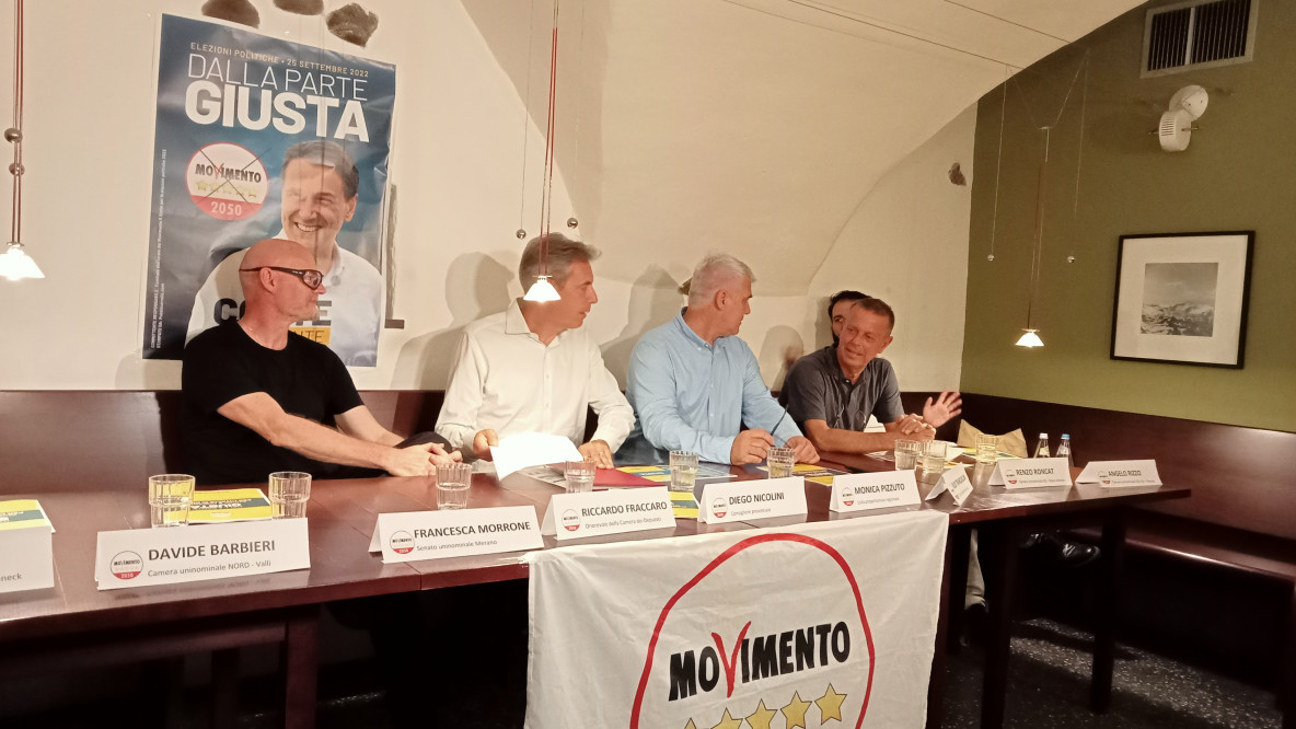 presentazione candidati m5s alto adige