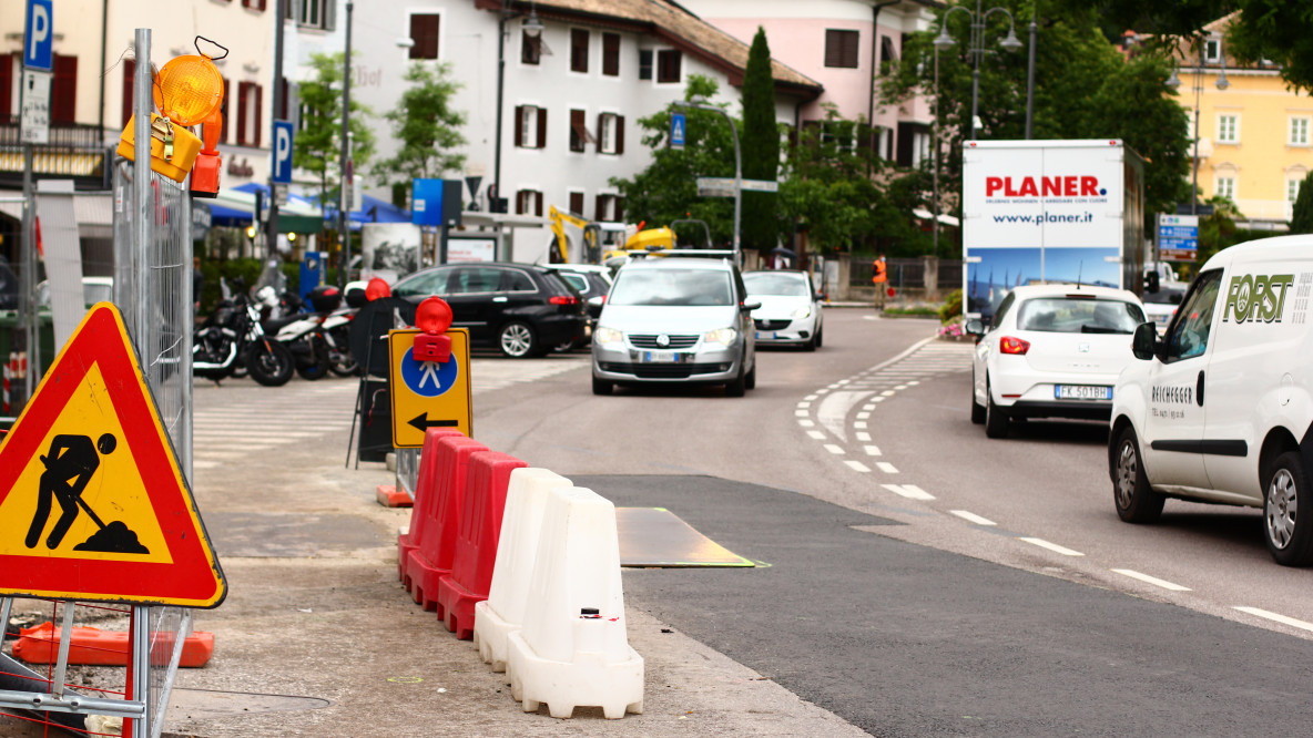 Baustelle auf Grieser Platz