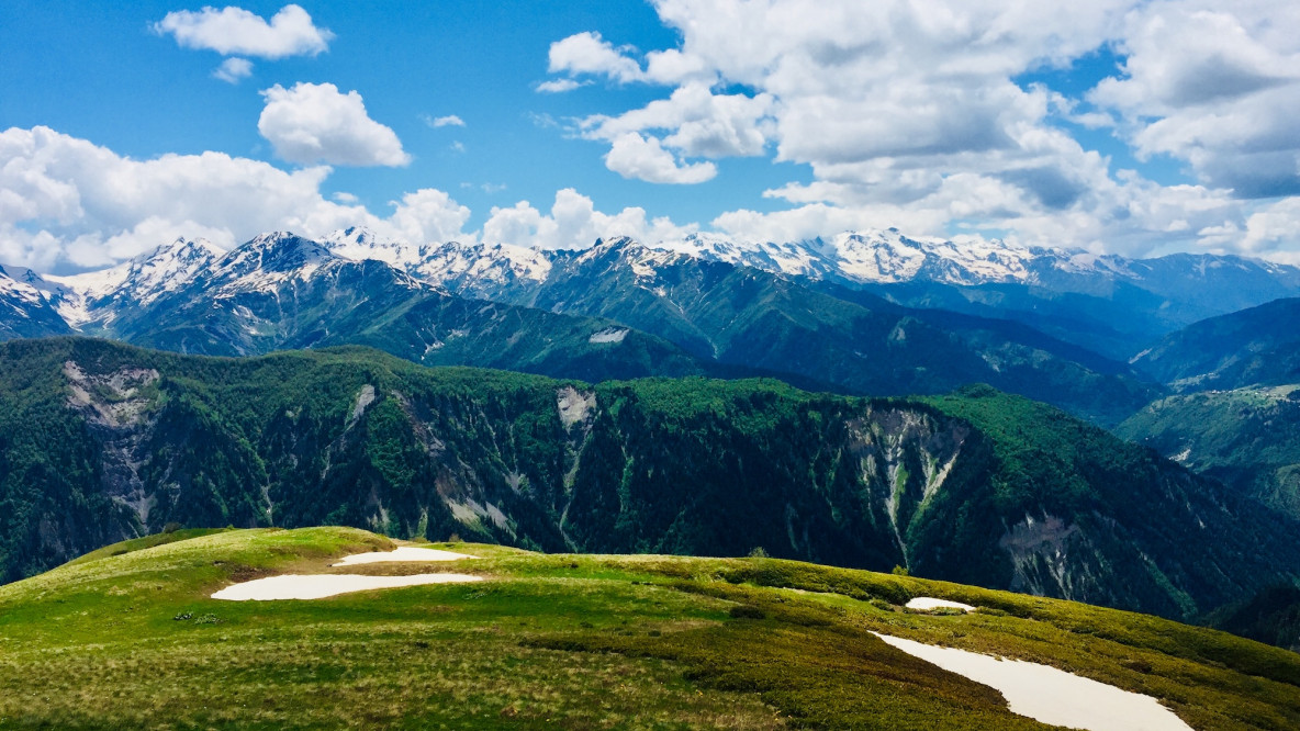 Landschaft zwischen Mestia und Ushguli