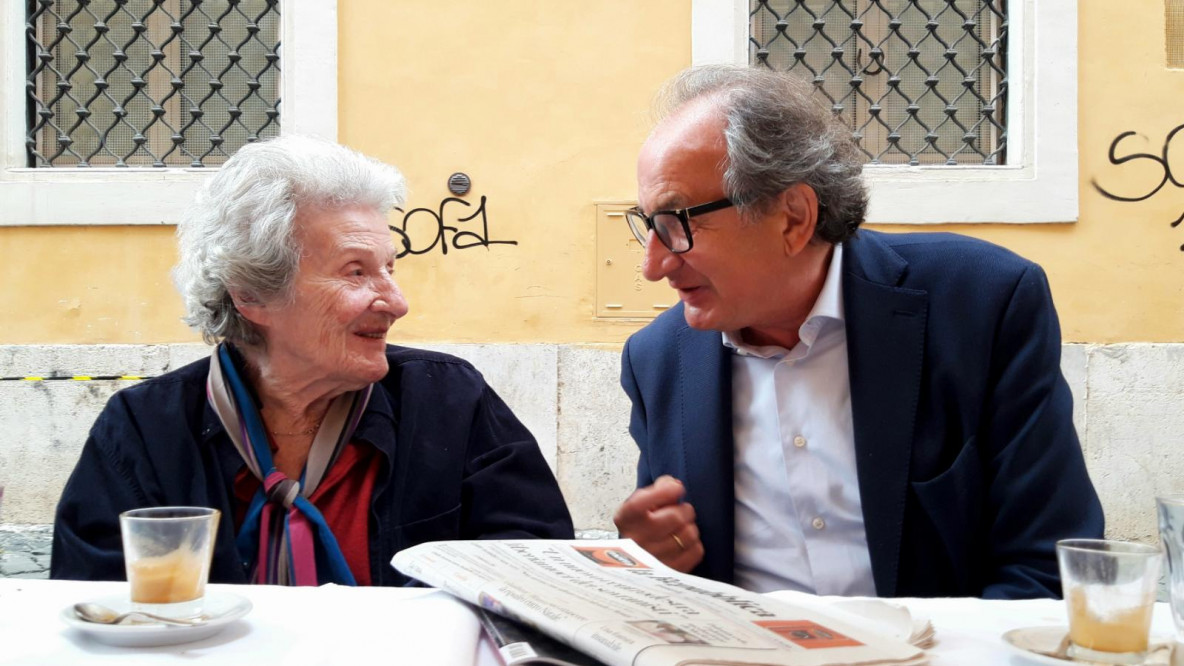 Marilù Eustachio con Arnold Tribus