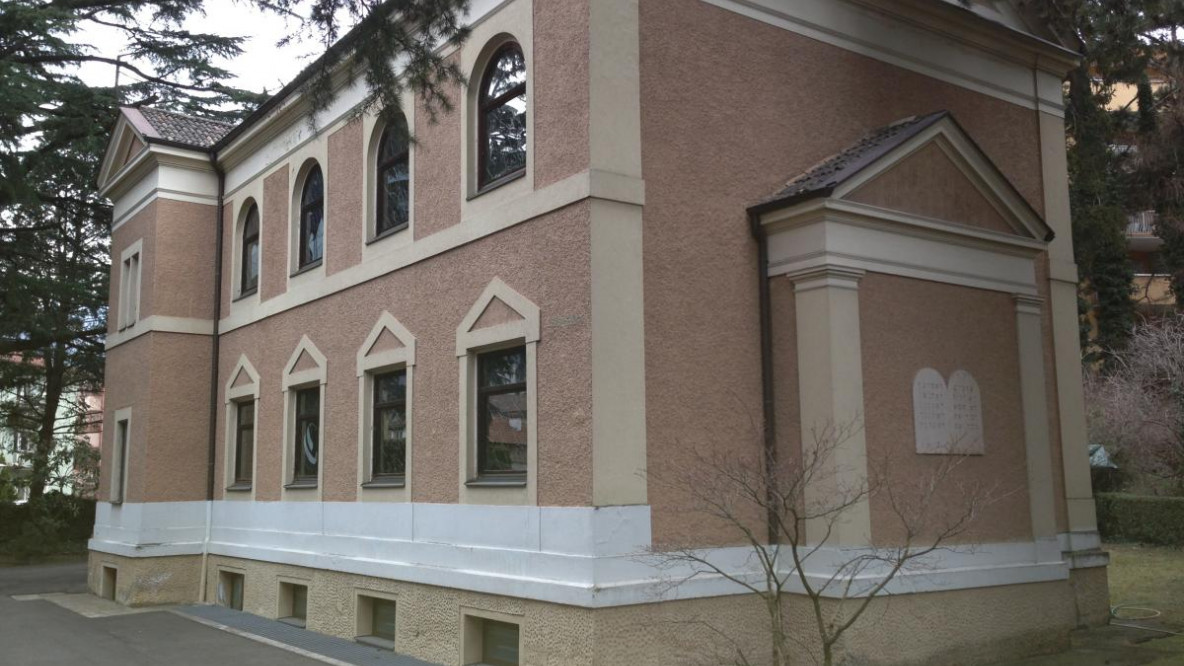 Die jüdische Synagoge in Meran, Sitz des jüdischen Museums