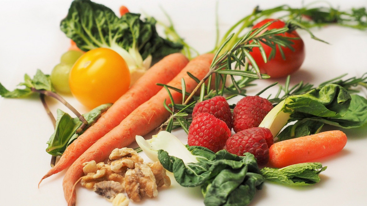Gemüse und Obst - wichtiger Bestandteil vegetarischer Ernährung