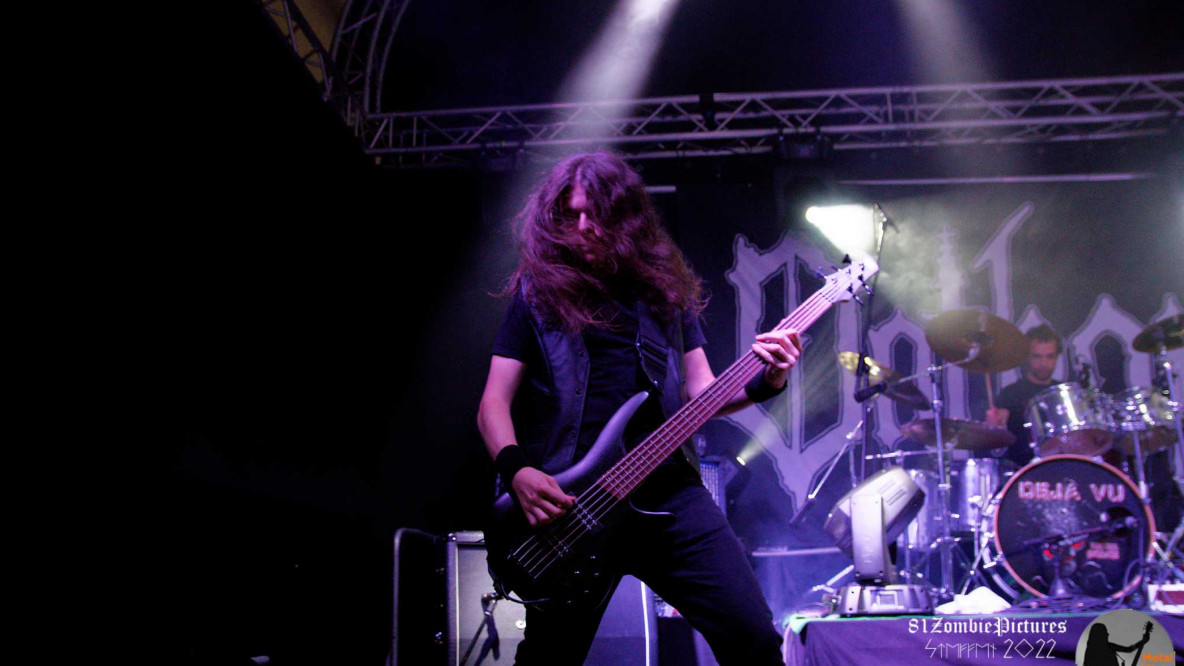 Jede Menge Hightlights mit Ontborg: Christoph Gufler ist der Bassist der Meraner Death Metaller.