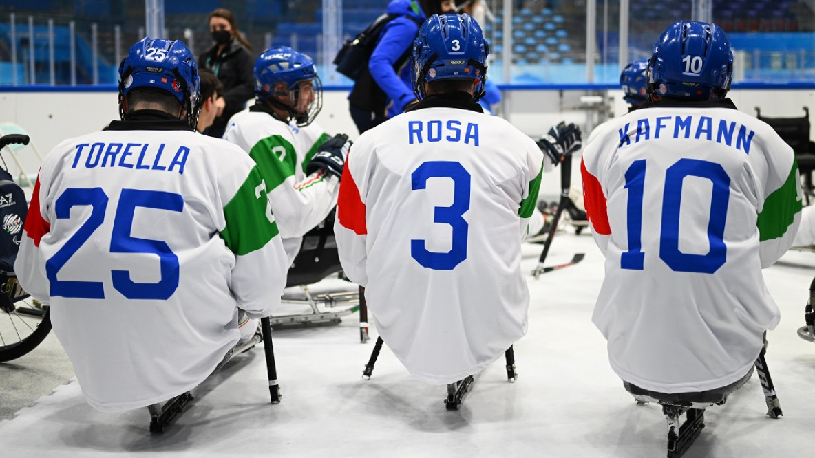 giocatori sledge hockey