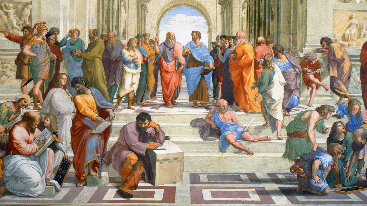 Die Philosophenschule von Athen, Gemälde von Raffael