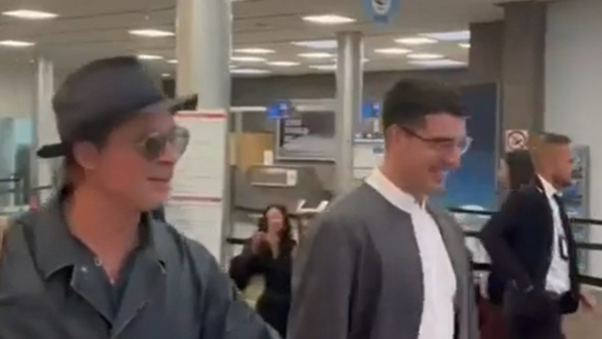 Brad Pitt aeroporto di Bolzano