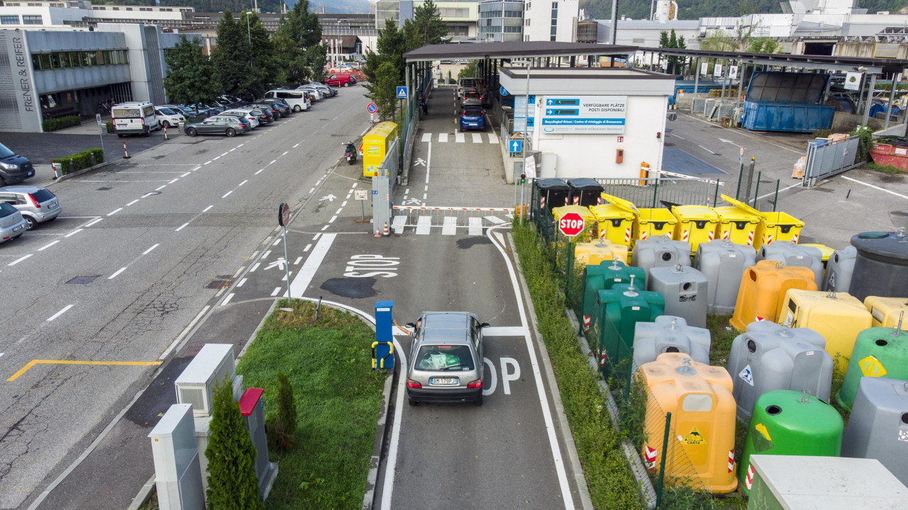 recyclinghof centro di riciclaggio Bressanone