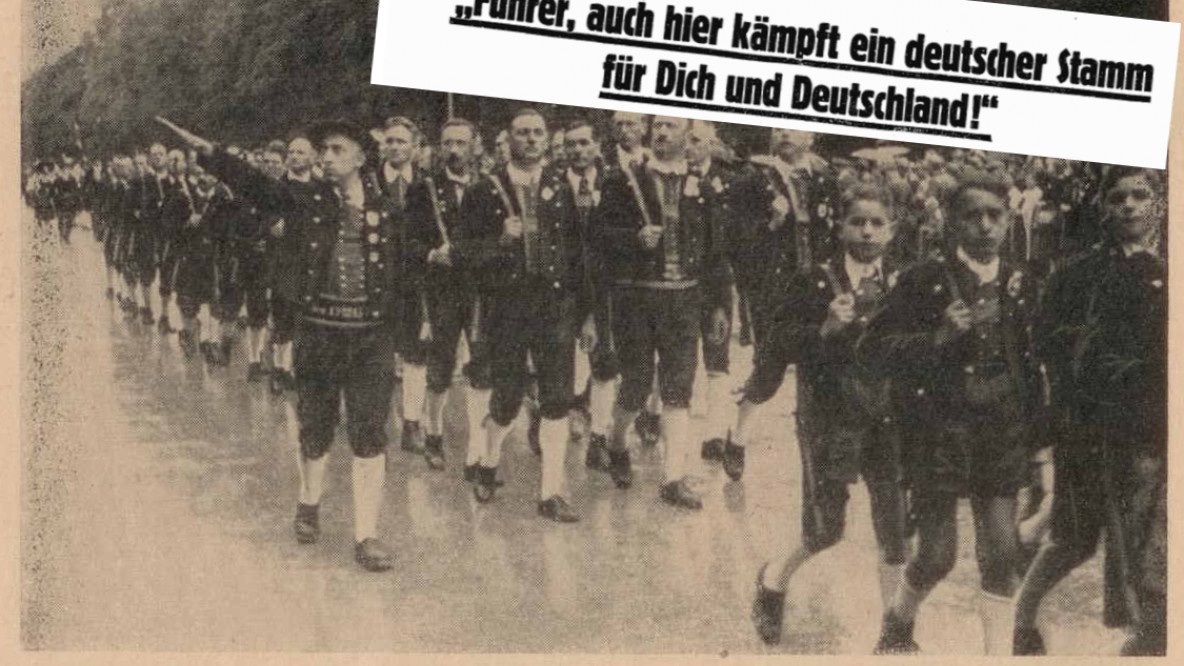Salurner in Innsbruck – Schlagzeile 16. Mai 1944