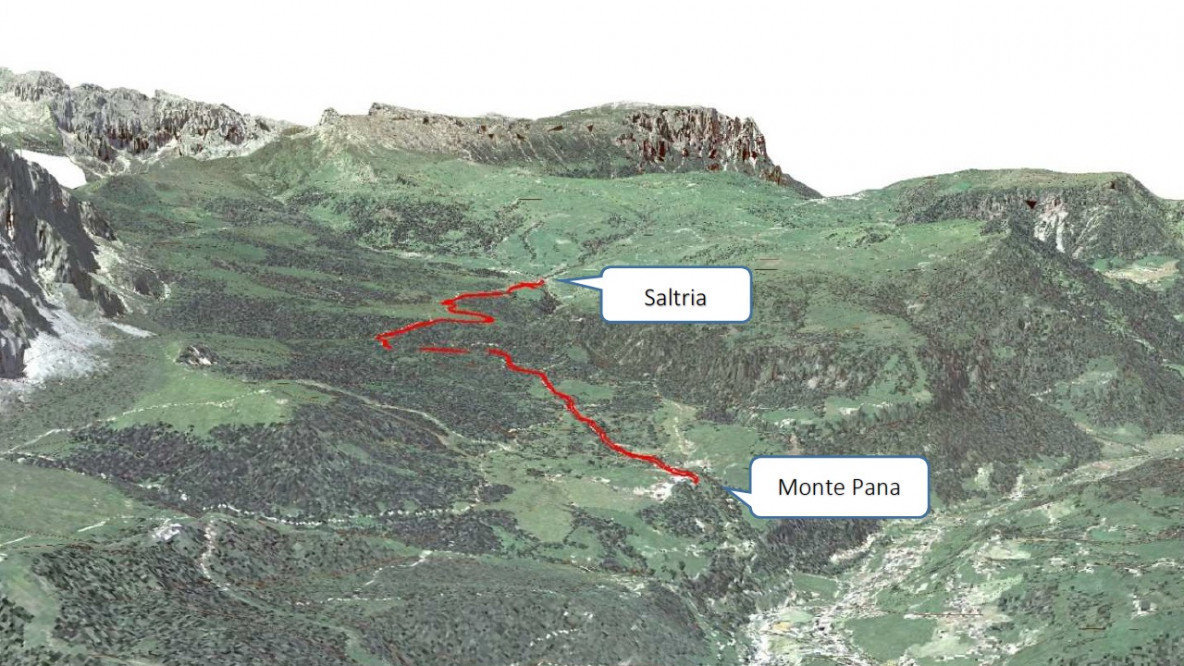 Trasse Monte Pana-Saltria