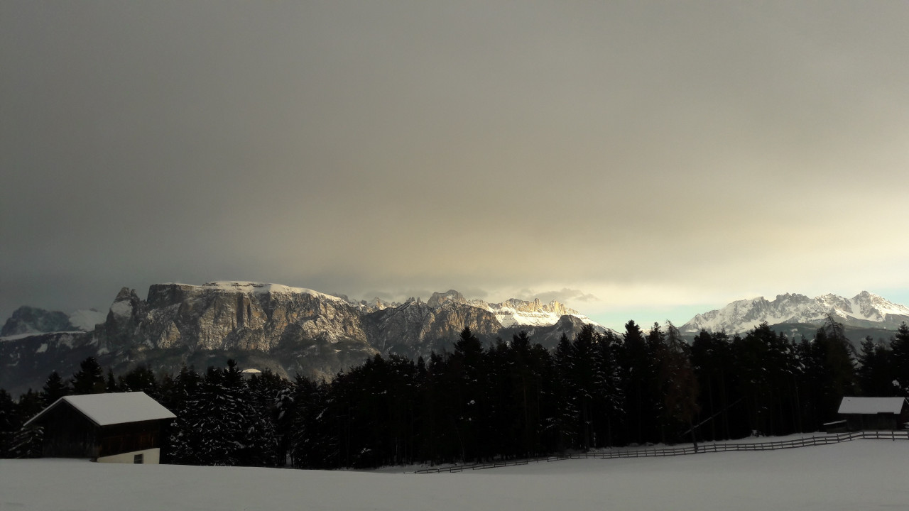 Schlern im licht Ritten