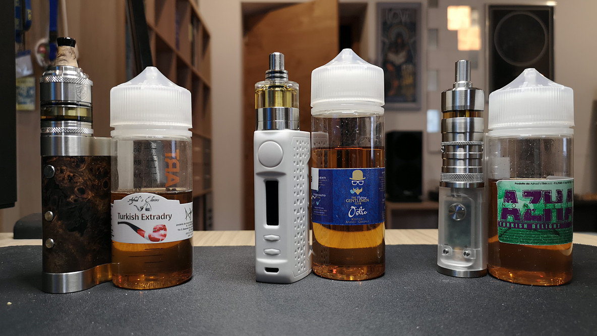 Vaping: drei setups