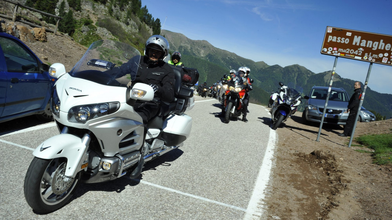 passo Manghen, itinerari moto