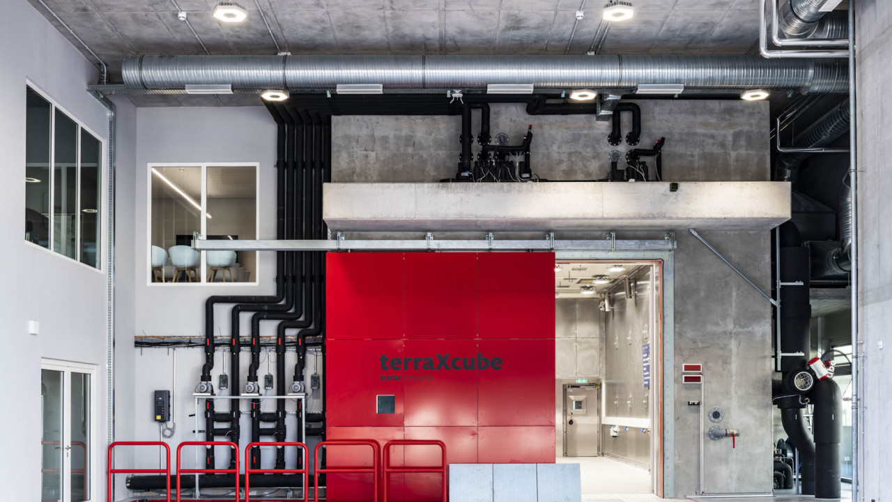 Il terraxcube di Eurac Research al NOI Techpark