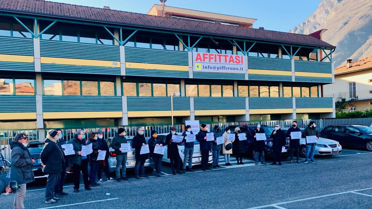 manifestazione giornalisti il Trentino