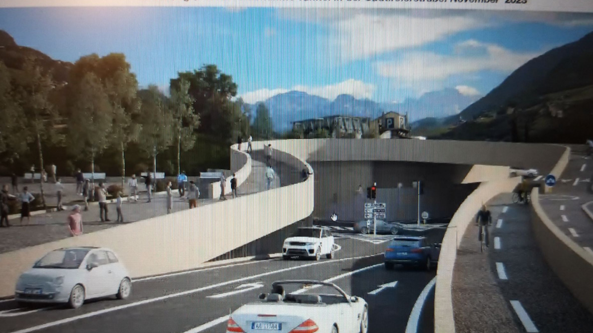 tunnel via Alto Adige rendering