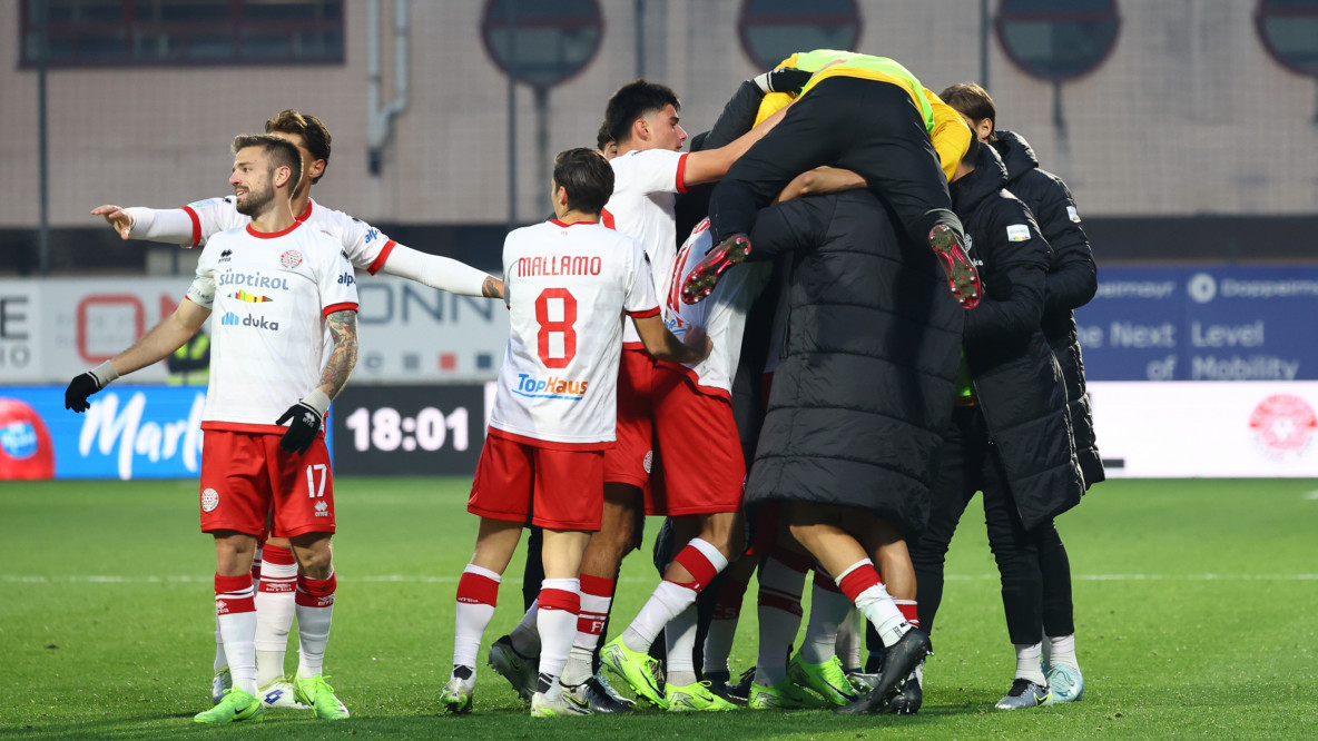 Südtirol bejubelt das zwischenzeitliche 2:1