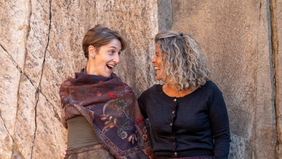 Brigitte Knapp und Heidi Clementi