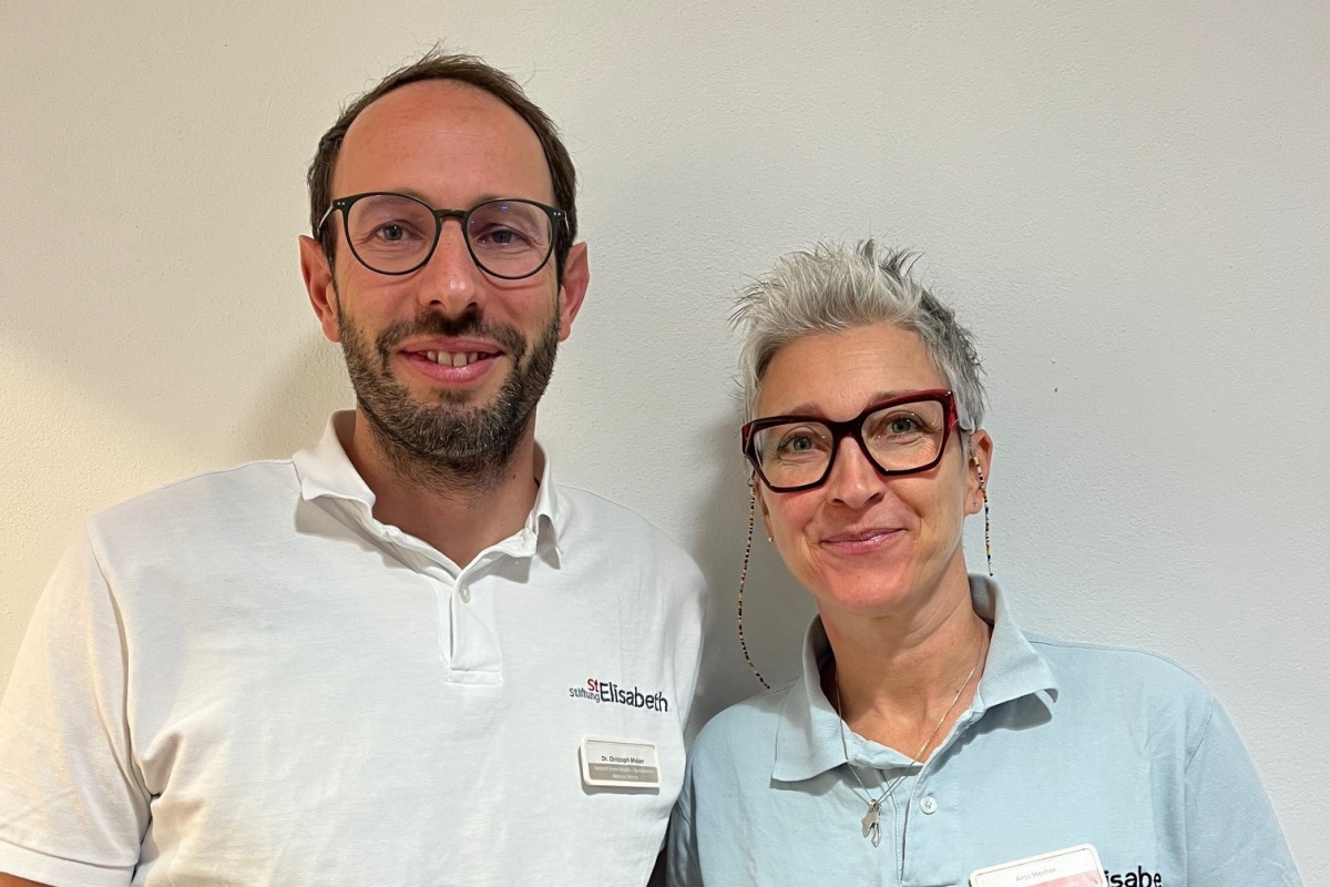 Anja Stecher und Dr. Mulser