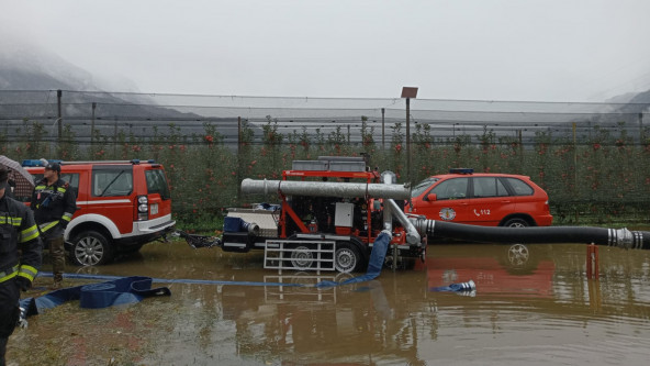 Hochwasser, Eppan, Frangart, November 2023