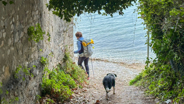 Auf der Ostseite des Gardasees