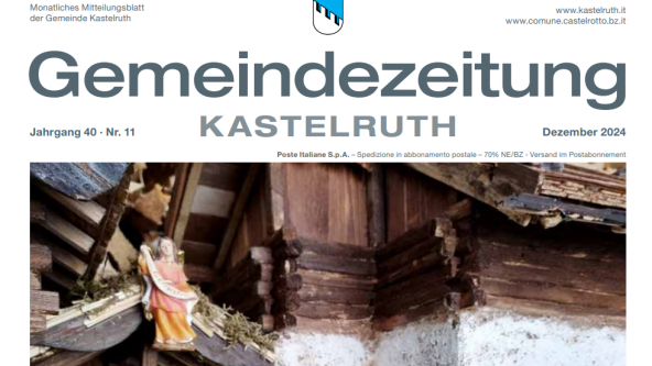 Titelseite Dezember Gemeindezeitung Kastelruth