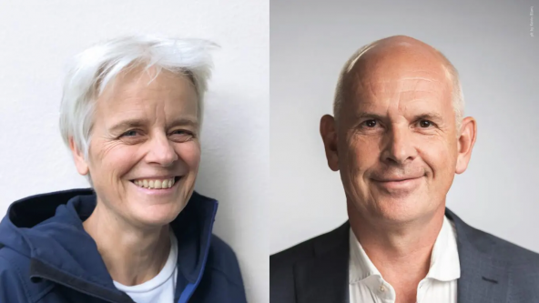 Ulrike Herrmann und Johannes Schneebacher