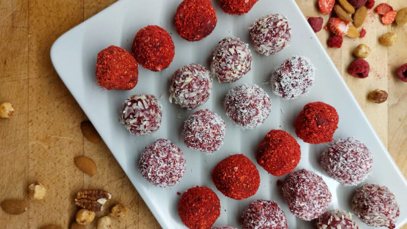 Pink Energy Balls