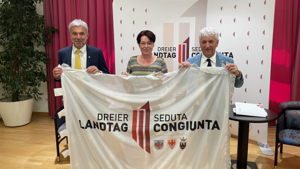 Banner Dreier Landtag Schuler