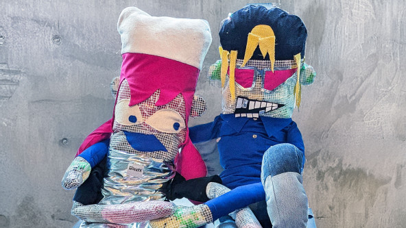 The Giant Upcycled Dolls (Thibault &amp; Jess)