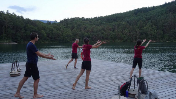 Shaolin am kleinen Montiggler See