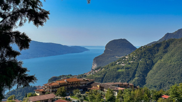 Schöner Blick auf den Gardasee