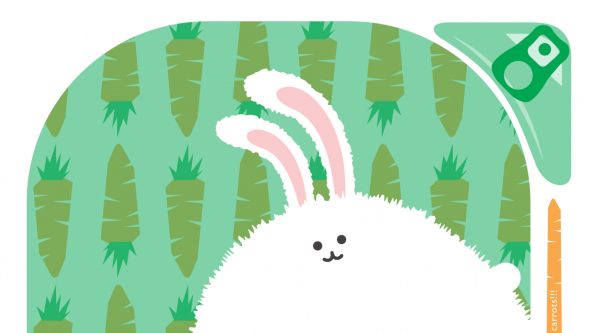 Little White Bunny (Grafica)