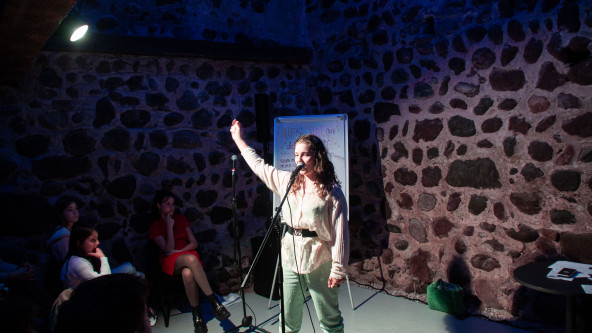 Filomena Hunglinger, Poetry Slam Waaghaus