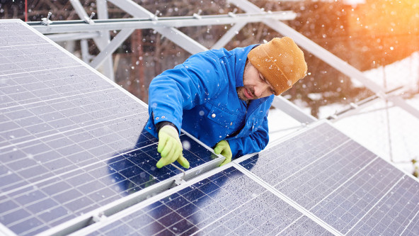 Photovoltaik im Winter