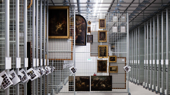 Einblick ins Sammlungs- und Forschungszentrum